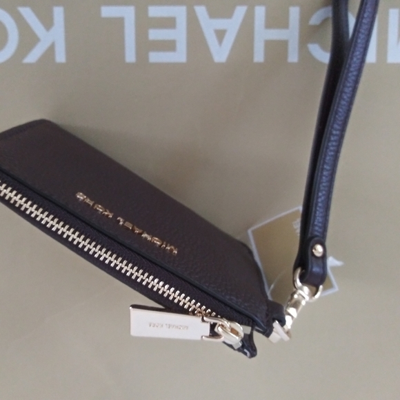 NWT MICHAEL KORS JET SET LEATHER SMALL COIN PURSE - Picture 5 of 8